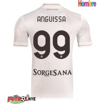 Camiseta SSC Napoli Frank Anguissa #99 Visitante Equipación 2025-26 manga corta